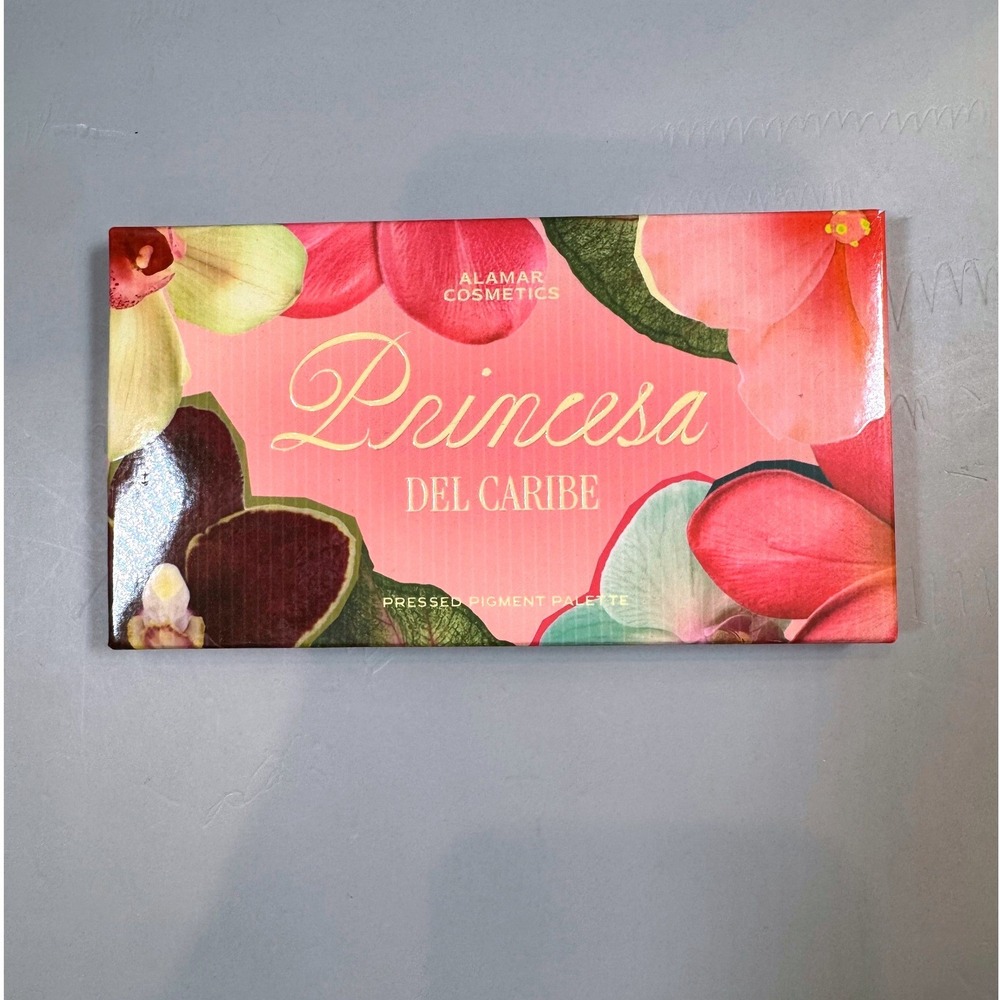 Alamar Cosmetic Princesa Del Caribe Pressed Pigment Eyeshadow Palette 8g Shimmer